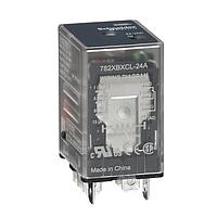 Schneider Electric Relays 782XBXCL-24A Cube 782 Ice Cube Relay DPDT, 15A, Cvr w/LED