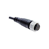 Amphenol LTW 1BB-02AFFM-SL6A01 Sensor Cables / Actuator Cables Ceres, Standard Size, Plastic, 10A, 02 pins, Female Connector, Female Contact, Straight, Screw Thread, Overmolded, Length 1000mm, IP66
