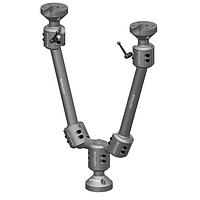 Swivellink SLM-110200 Dual Arm Basic Kits METRIC STD DUAL ARM KIT W/ 200MM LINKS