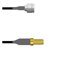 Amphenol Custom Cable Q-2N0720008009i RF Cable Assemblies N-SP/SMA-SJ RG58 9I