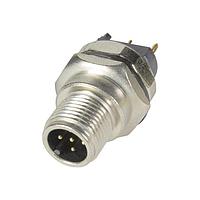 HARTING 21033211531 Straight M12 A-code 5pin male straight pcb mount, shielded version + front mount housing