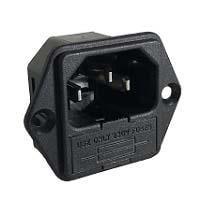 Bulgin PF0001/28 Inlets PWR INLET W/FUSEHLDR