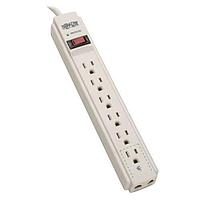 Tripp Lite TLP604TEL Surge Protectors 6 OUT. 4 FT. MOD/FAX