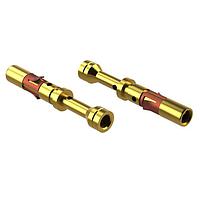 Amphenol SINE Systems MS24M23G5 Contacts Socket Contact, Machined, Size 16, Gold 5u", Wire Range .14-.25mm , 26-24 AWG
