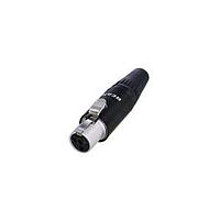REAN RT4FC-B-D XLR Connectors 4P FEMALE HOUSING BLACK REAN