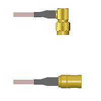 Amphenol Custom Cable Q-330600001096i RF Cable Assemblies SMA-RP/SMB-SP G178 96I