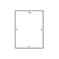 Molex / GWconnect 93604-0057 Boxes METAL PLATE FOR S-7 BOX 8000.6277.0
