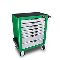 TOPTUL GCAJ275E W/7-Drawer Tool Trolley (275 pcs, Green)