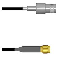 Amphenol Custom Cable Q-030680003144i RF Cable Assemblies BNC-SJ/SMA-SP G174 144I