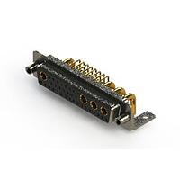 EDAC 630-36W4240-3N6 Mixed Contact D-Sub Connectors Right-angle Power Combo D-Sub Connector