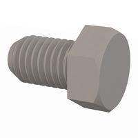 Essentra Components 0362511100 Cap Screw Unslotted Hex Bolt, 5/8-11 Thread, 1 Lg