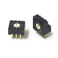 E-Switch DR3H-16R-B Rotary Switches 16 Pos 3x3 Terminal Pattern, Long