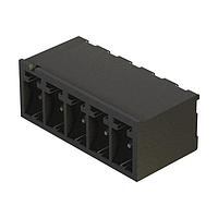 HARTING 14121114002000 Pluggable Terminal Blocks har-flexicon, 11pin male, horizontal pcb mount (THR/SMC), 11Amps, pitch 3.50mm