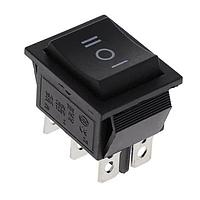 Adam Tech SW-R1-4E-E-6-0 Mid-Sized Rocker Switch Medium Rocker Switch, quick connect terminal .250in [6.35mm], black actuator, rectangular