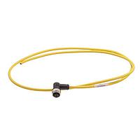 HARTING 21350400315010 Sensor Cables / Actuator Cables M12 A-code 3-pin Angled female to open end, 1m, PVC yellow jacket