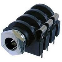 NEUTRIK NMJ6HCD2-RM Phone Connectors 1/4" STERO JCK SWTCH FULL TRD NSE PC HOR