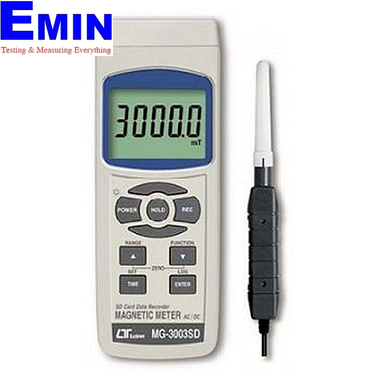 Portable magnetic field measuring instruments for industrial testing and inspection