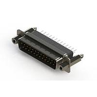 EDAC 627-025-241-057 D-Sub Connectors - Standard Density Vertical Metal Body D-Sub Connector