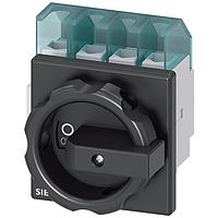 SIEMENS 3LD21031TL51 Rotary DISC SW 25A ROT HDL 4HOLE BLK 4P