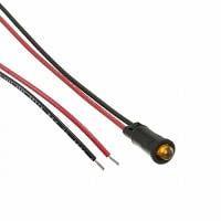 VCC 5110F3-12V LED Panel Mount Indicators AMBER DIFFUSED 5/32" MOUNTING HOLE