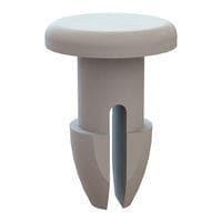 Essentra Components 27PIF0107 Push-In Push In Fastener, .160 Hole, .195 Panel Thk