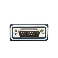 NorComp SDF-V15-113L051 Plug 15 pin vert solder M FL 4-40 thrd brdlck