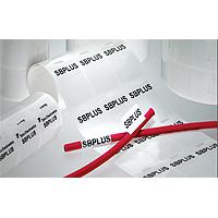 Raychem - TE Connectivity SBP100375WE2.5 Self-Laminating TRANS VINYL LABEL PRICE PER LABEL