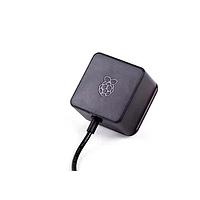 Raspberry Pi SC0754 Fixed Plugs 15W USB-C HE Power Supply (EU) Black
