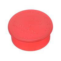 Essentra Components D1-3/8A Accessories FLANGED CAP - CONNECTOR:LDPE RED