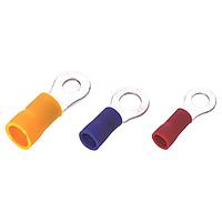 KS Terminals DRVB4-6 Brazed Seam Vinyl, DIN 46237 Ring, 12-10 AWG, #8