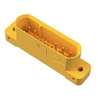 Amphenol Positronic GFSH109M37H/AA Connectors GFSH Series 19 Position Pin (Male) Solder Tail Clearance Hole Power Connector