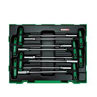 TOPTUL GTC0802 Hex Nut Driver T-Handle Set (8 pcs)
