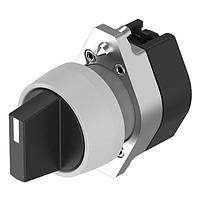 EAO 704.410.0.12 Switch Actuators Selector switch-actuator 2 positions 12 o'clock, grey/black main short lever D29