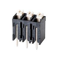 Same Sky (formerly CUI Devices) TBLH10V-508-11BK Fixed Terminal Blocks Screwless, High Temperature,Vertical, 5.08 mm pitch, Black with Gray Button