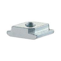 RK Rose+Krieger 4026221 Mounting Hardware NUT, SLOT STONE, R, M6, 15 X 8 X 10MM, RHOMBOID, STEEL, GALVANIZED, SLOT GEOMETRY 40