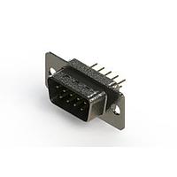 EDAC 627-M09-220-GT1 D-Sub Connectors - Standard Density Vertical Machined D-Sub Connectors