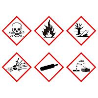 Sysbel WL019 Chemicals Classification Labels Set
