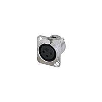 REAN RC3FDL Receptacles 3P FEM XLR RCPT W/SLD LUGS NICKLE