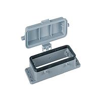 HARTING 09300100302 Housings HAN 10B BULKHEAD MT THERMOPLASTIC COVER