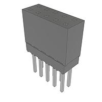 Samtec ESQ-105-13-S-D Sockets Elevated Socket Strip, 0.100" Pitch