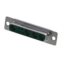 Molex / FCT 172704-0040 Mixed Contact D-Sub Connectors FCT ML DSUB SDR RCPT 9W4