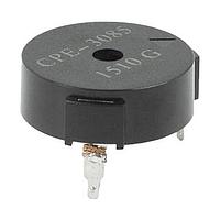 Same Sky (formerly CUI Devices) CPE-3085 Piezoelectric Buzzer buzzer, 29.5 mm round, 10 mm deep, P, 3.6 kHz, 12 V, through hole, driving circuit