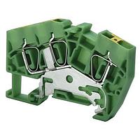 Altech AGT6/3 DIN Rail Terminal Blocks ANGULAR GRND EARTH SPRING CLAMP 42X74mm