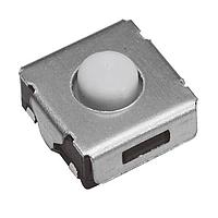 Nidec Components SMT3-01E-Z Standard Tactile Switch Tactile pushbutton switch, smt J-hook terminals, Ag plated contacts, plastic button