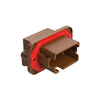 Amphenol SINE Systems AT13-12PD-BM21CP Automotive Connectors 12 Position 90 Flange Mount PCB Receptacle