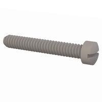 Essentra Components 011024F125 Machine Screw Fillister Slotted Screw, #10-24 Thread, 1 1/4 Lg