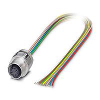 PHOENIX CONTACT 1513761 Straight M12 SCKT PG 8P W/CBL