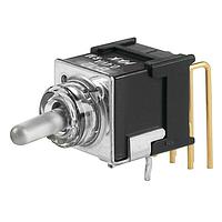 NKK Switches B12JJHCF Toggle Switches SPDT ON-ON 0.4VA RED/GRN RIGHT ANGLE