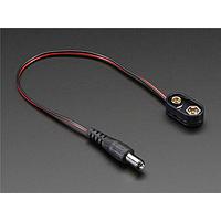 Adafruit 80 9V Battery Snaps & Contacts 9V battery clip with  5.5mm/2.1mm plug