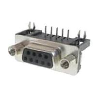 Amphenol Commercial Products 6E17C009SAJ220 Receptacle R/A 9P D-SUB 318"